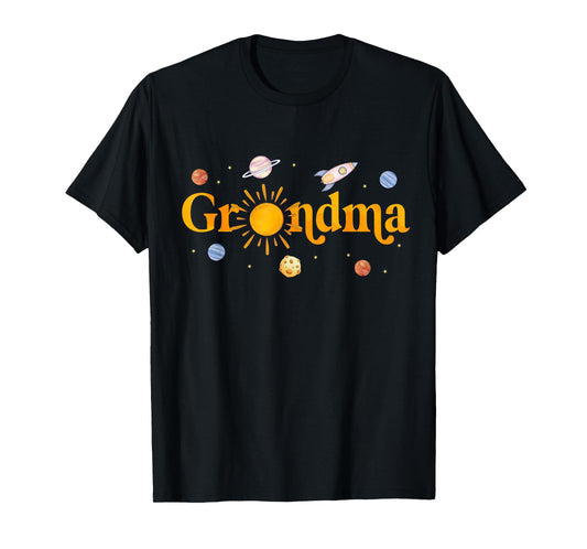Grandma of The Birthday First Trip Around The Sun Bday Boy T-Shirt