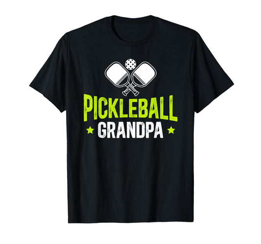 Pickleball Grandpa Best Pickleball Player Grandfather T-Shirt