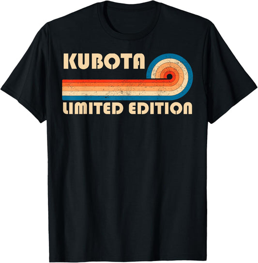 KUBOTA Surname Retro Vintage 80s 90s Birthday Reunion T-Shirt