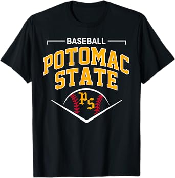 Potomac State College Baseball Athletics Vintage Design T-Shirt