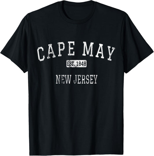 Cape May New Jersey NJ Vintage T-Shirt