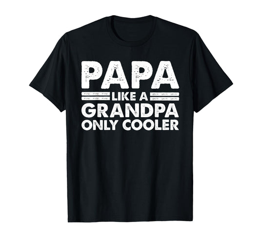 Funny Papa Design For Grandpa Papi Papaw From Grandkids Papa T-Shirt