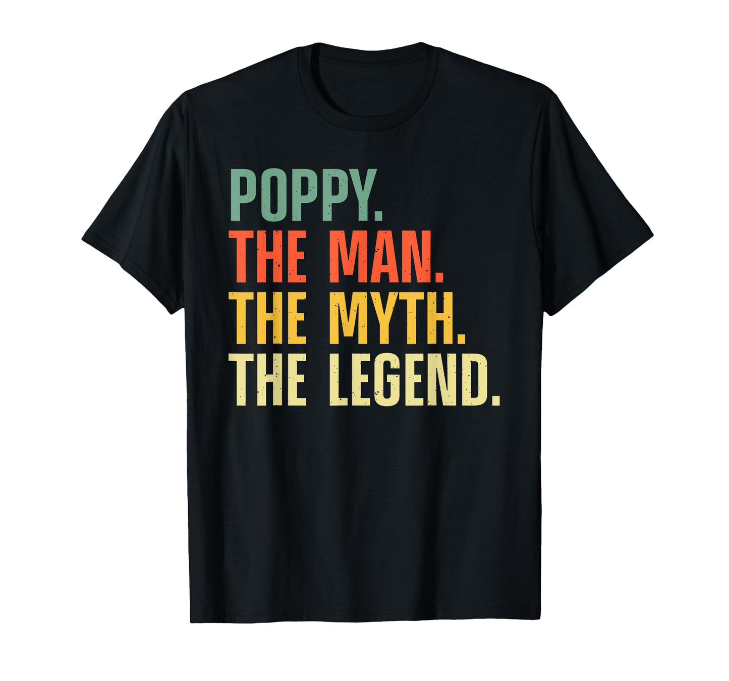 Poppy Design For Grandpa Grandfather From Grandkids Poppy T-Shirt