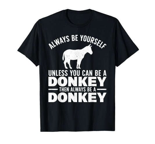 Cool Donkey For Men Women Zoo Mule Horse Farm Animal Lover T-Shirt