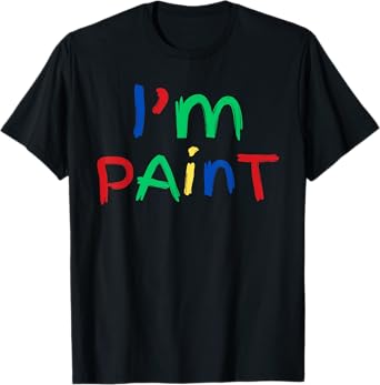 I Heart Love To Finger Paint I'm Paint Funny Couples T-Shirt