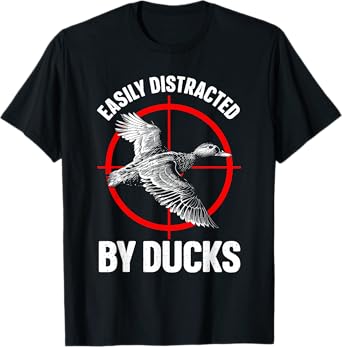 Duck Hunting Art For Men Women Mallard Hunter Duck Hunting T-Shirt