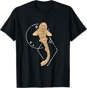 Leopard Shark Ocean Vintage Design T-Shirt