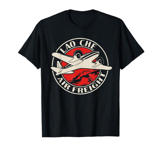 Vintage Lao Che Air Freight - Movie Art Space 80s T-Shirt