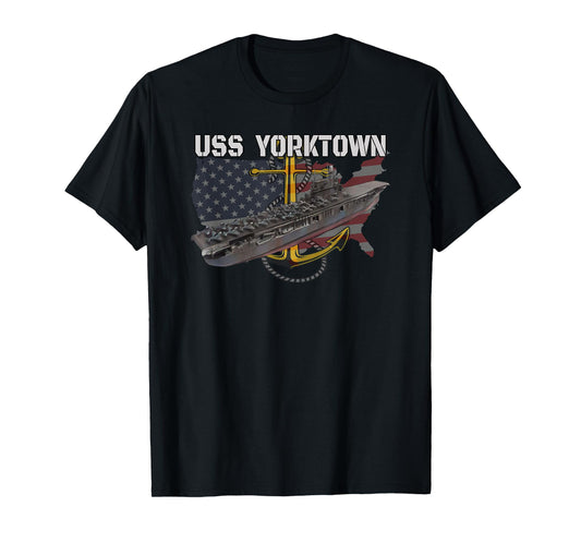 Aircraft Carrier USS Yorktown CV-5 Veterans Day Sailor T-Shirt