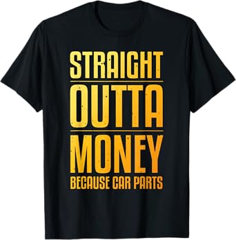Cool Automobile Garage Art For Men Women Race Car Part Lover T-Shirt