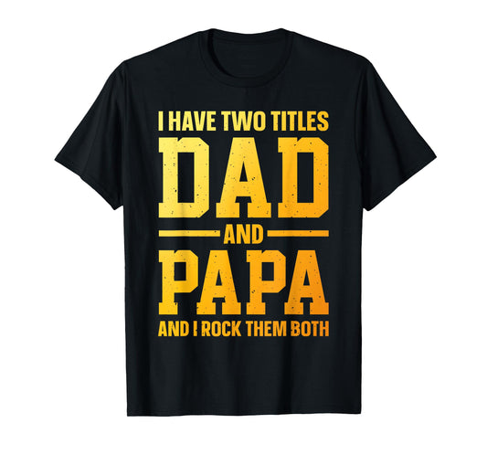 Best Papa Art For Grandpa From Grandkids Father's Day Papa T-Shirt