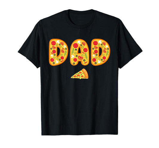 Dad Daddy Matching Birthday Squad Crew Pizza Family T-Shirt