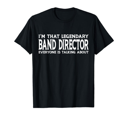 Band Director Gift Band Director Tee Birthday Gift Women's Black T-Shirt Small Modern Classic Lace Embellishment Lightweight T-Shirt