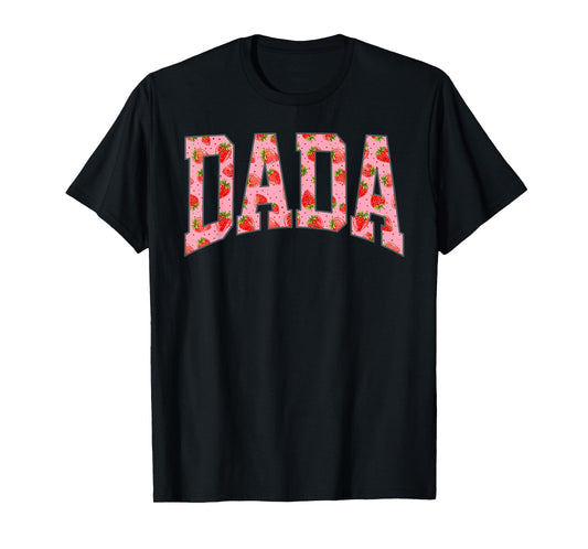 Dada Of The Berry Sweet One Strawberry First Birthday T-Shirt
