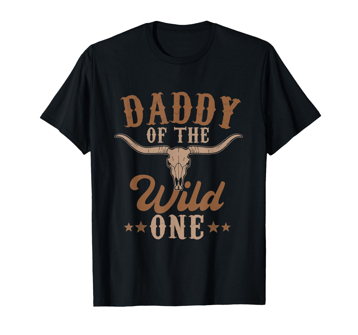 Daddy Of The Wild One Cowboy Western Rodeo Party Matching T-Shirt