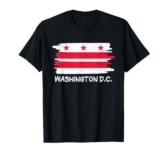 Cool Washington D.C. Flag T-Shirt