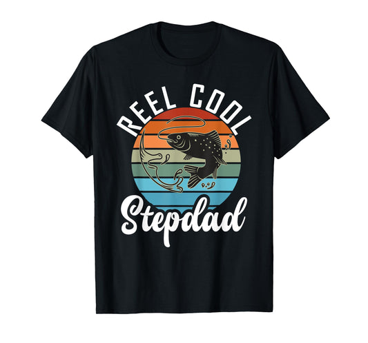 Reel cool Stepdad Fishing Stepfather T-Shirt