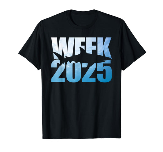 2025 Week Animal Sea Wildlife Shark Lover Awareness Matching T-Shirt
