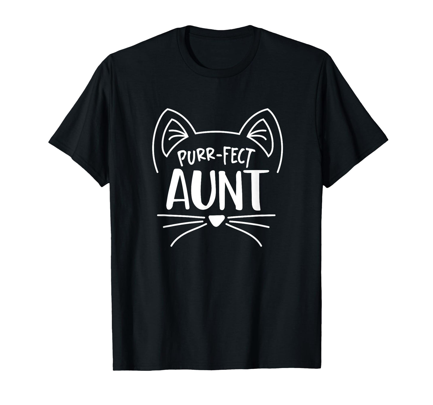 Purr-fect Aunt Gift aunties cat lovers T-Shirt