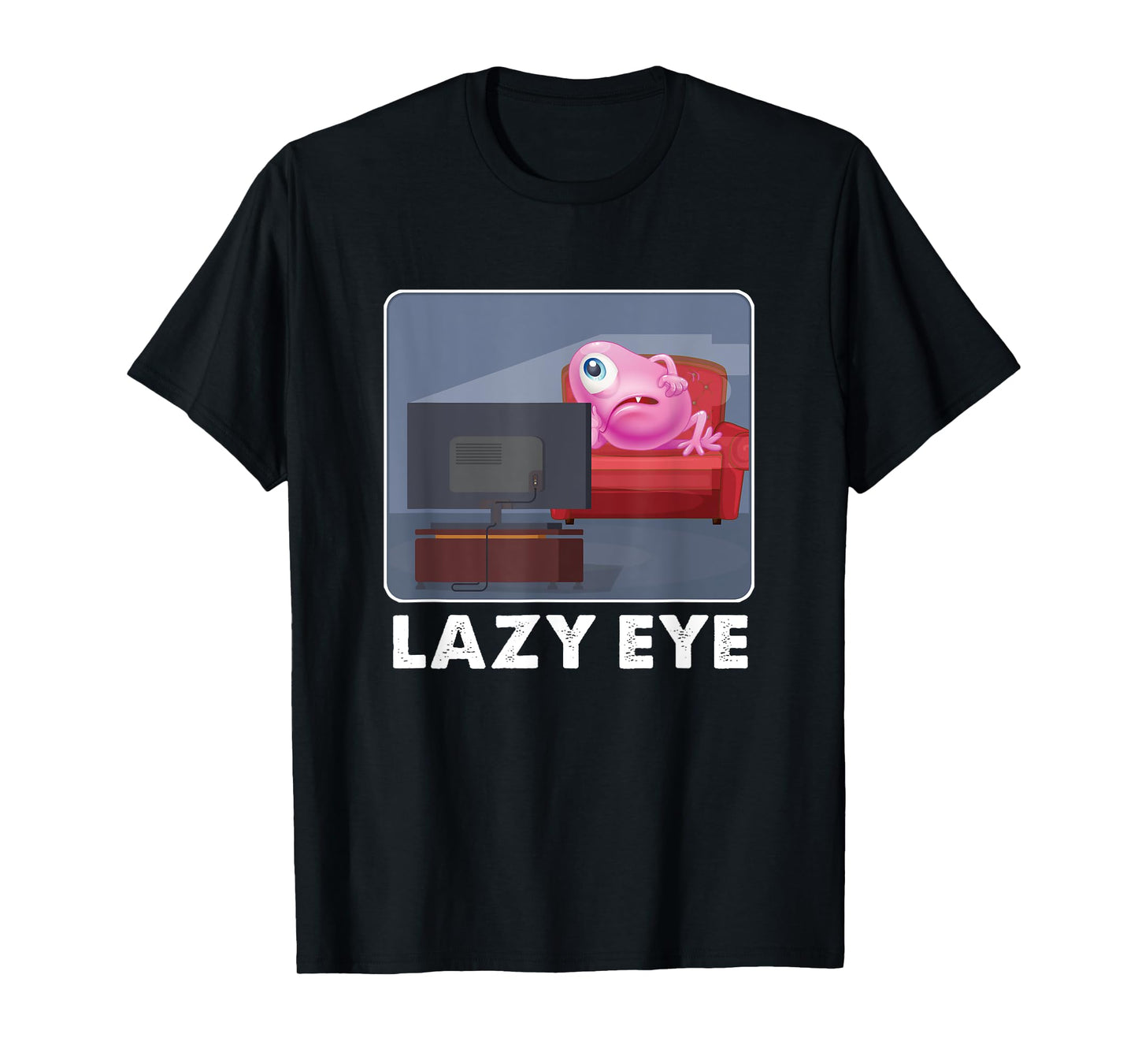 Lazy Eye Alien TV Recreation Gift T-Shirt