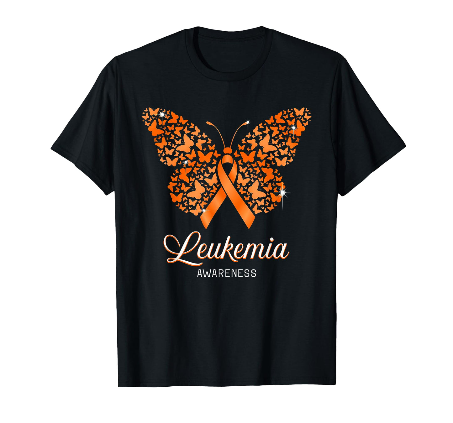 Leukemia Awareness Butterfly Ribbon Support for Everyone T-Shirt