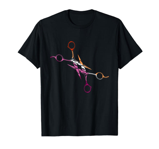 Scissors Lesbian Flag | Equality LGBTQ | Human Rights T-Shirt