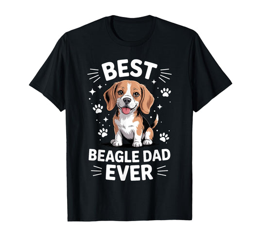 Best Beagle Design For Men Dad Puppy Pet Dog Beagle Lover T-Shirt