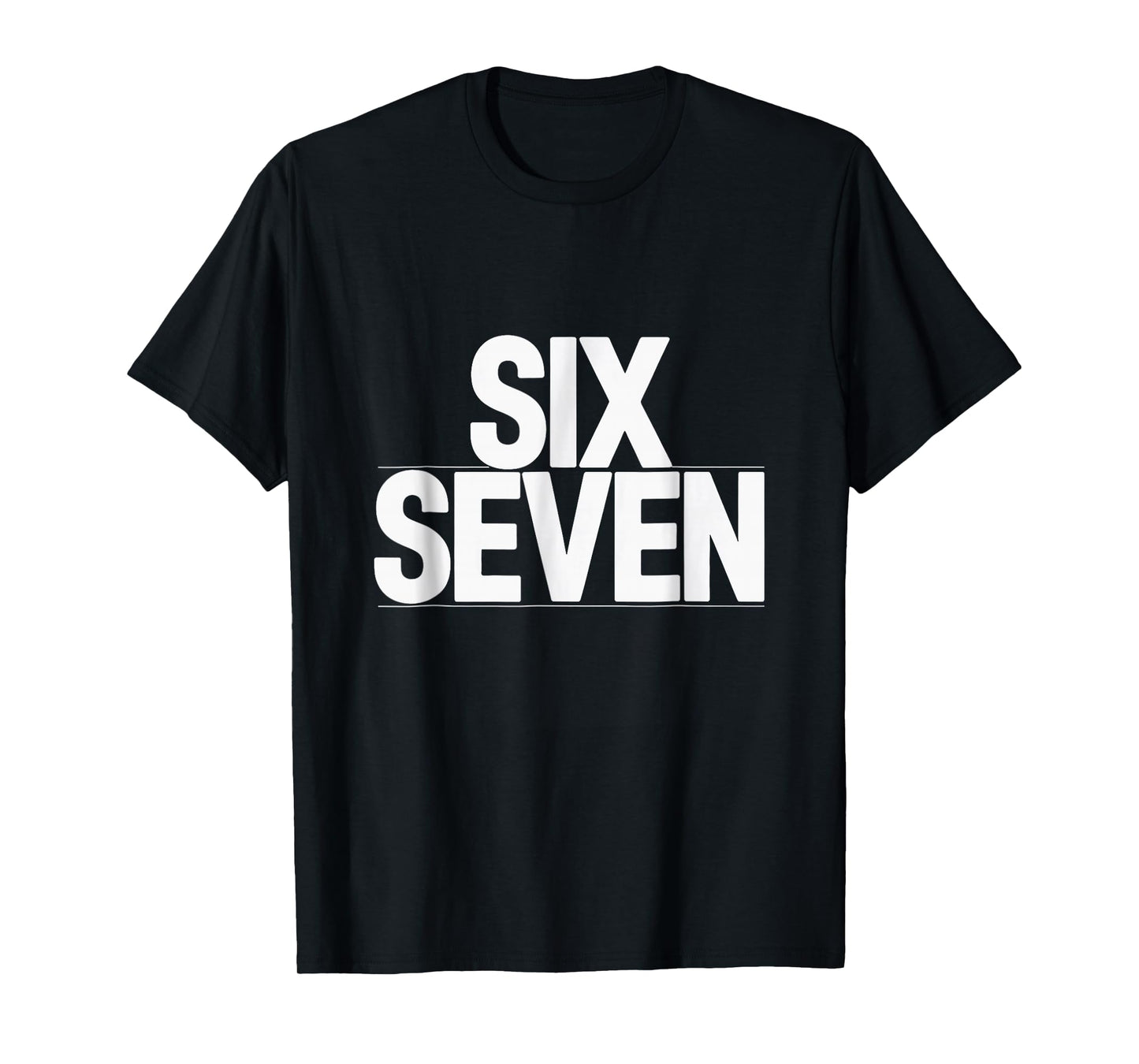 Fun Six Seven 6 7 Meme Design T-Shirt