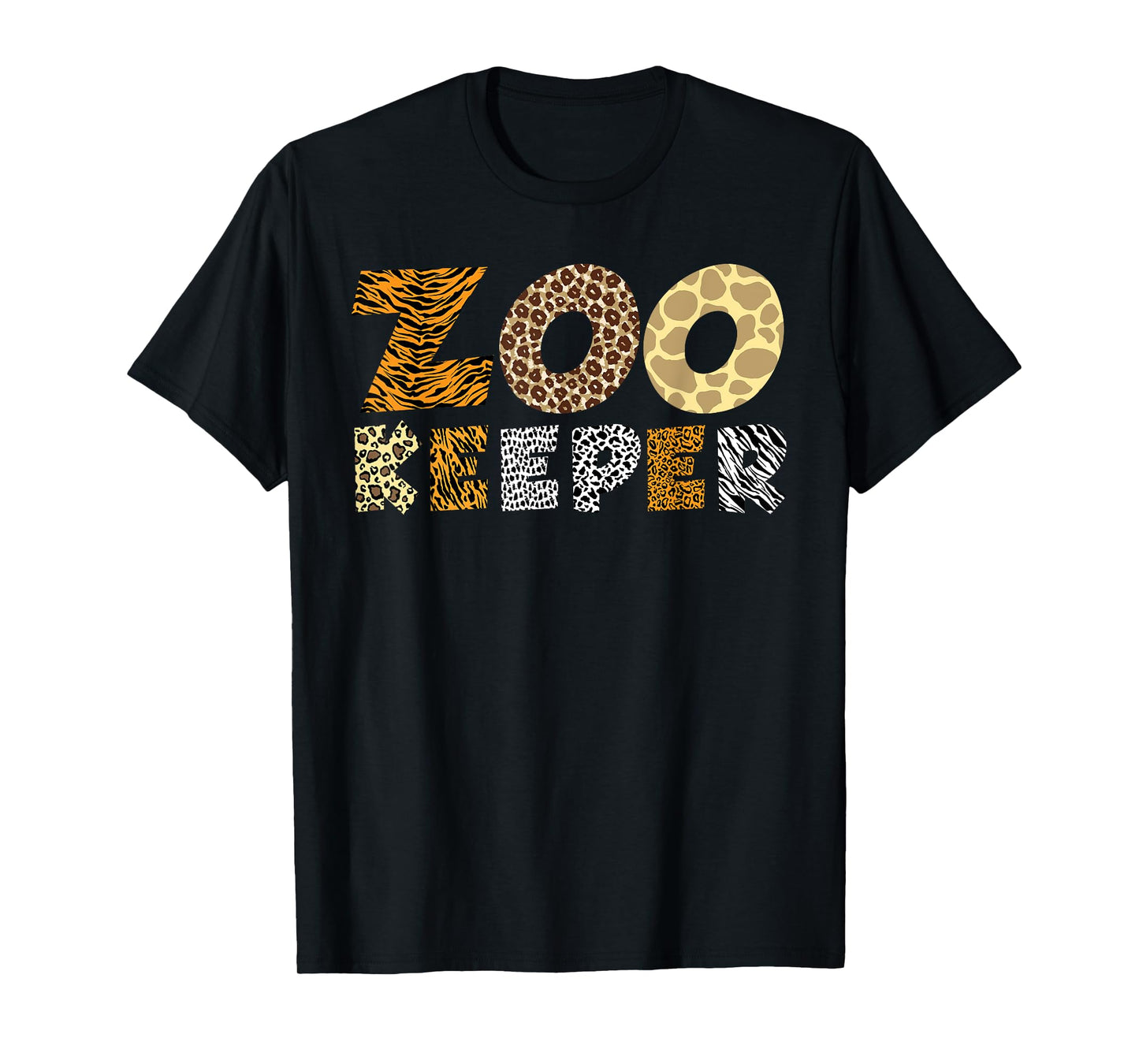 Funny Zoo Keeper Art For Men Women Kids Africa Zookeeper T-Shirt