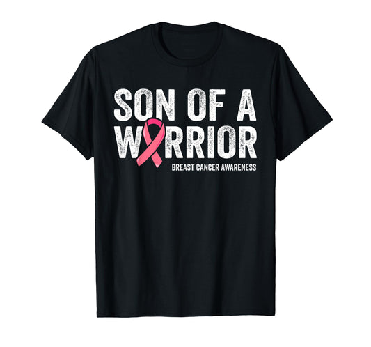 Son Of A Warrior Shirt, Mom Breast Cancer Mom T-Shirt