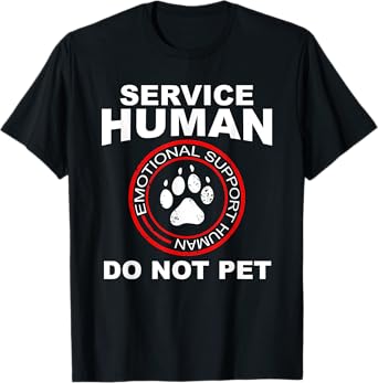 Everyone Loves Doggos Novelty Tees Unisex Adults Black Small Classic Fit Modern Classic Short Sleeve Round Neck T-Shirt Humorous Emotional Support Dog T-Shirt