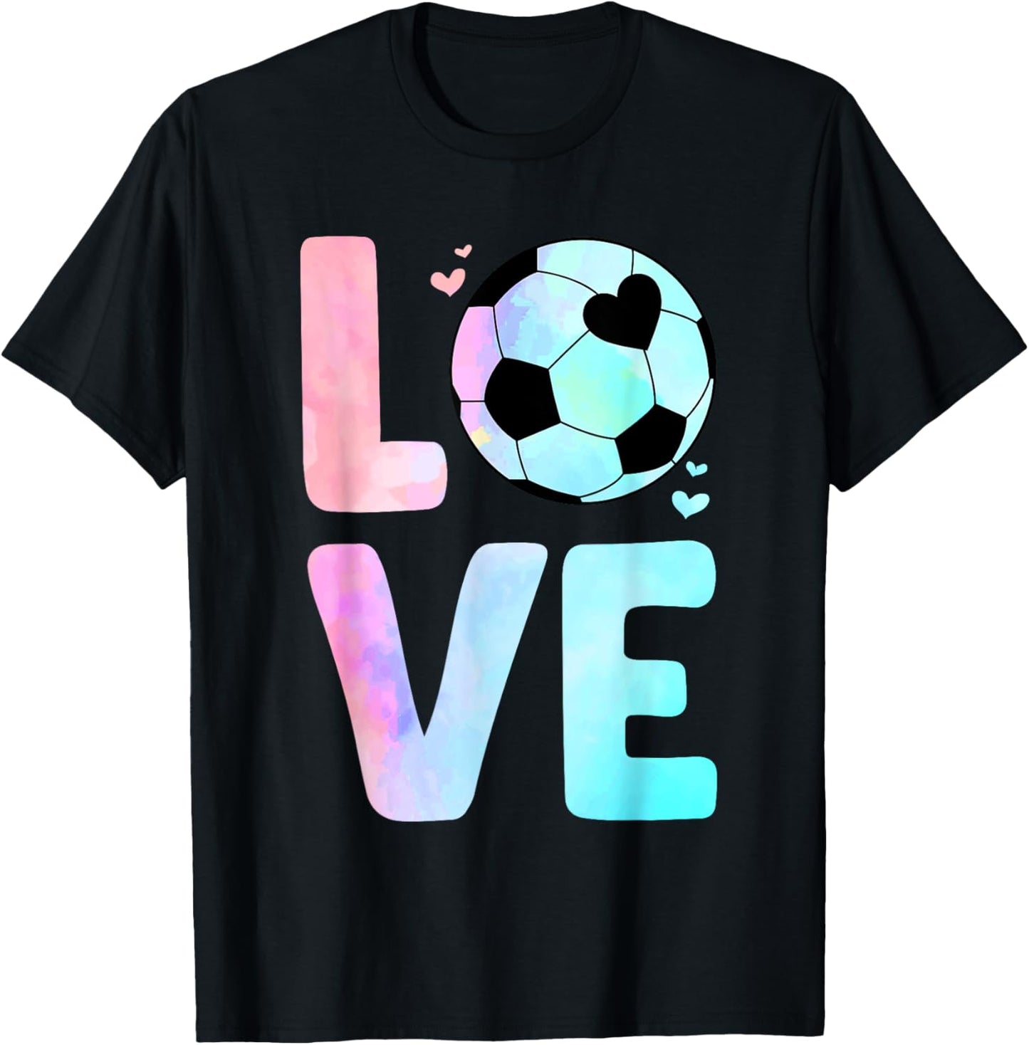 Cool Soccer Art For Women Girls Toddler Themed Soccer Player T-Shirt
