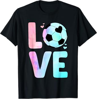 Cool Soccer Art For Women Girls Toddler Themed Soccer Player T-Shirt