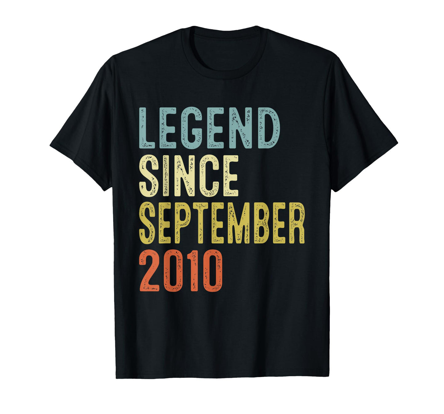 Legend Since September 2010 15th Birthday Gifts 15 Year Old T-Shirt