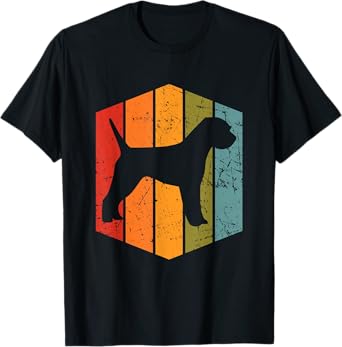 Retro Border Terrier Dog Lover Gift Vintage Border Terrier Men Women Kids T-Shirt