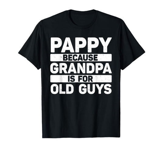 Pappy Design For Grandpa From Grandkids Father's Day Pappy T-Shirt