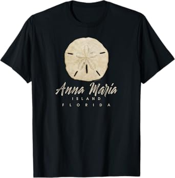 Anna Maria Island, Florida Shelling Gift Souvenir SandDollar T-Shirt