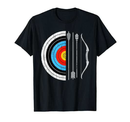 Vintage Archery With Bow Funny Classic Archers Bowman Outfit T-Shirt