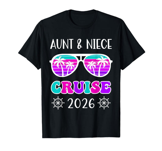 Aunt Niece Cruise Trip 2026 Summer Vacation Matching Family T-Shirt