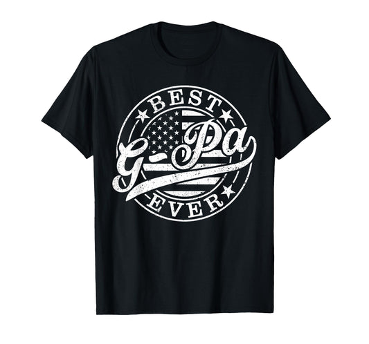 Best G-pa Ever Father's Day American US Flag T-Shirt