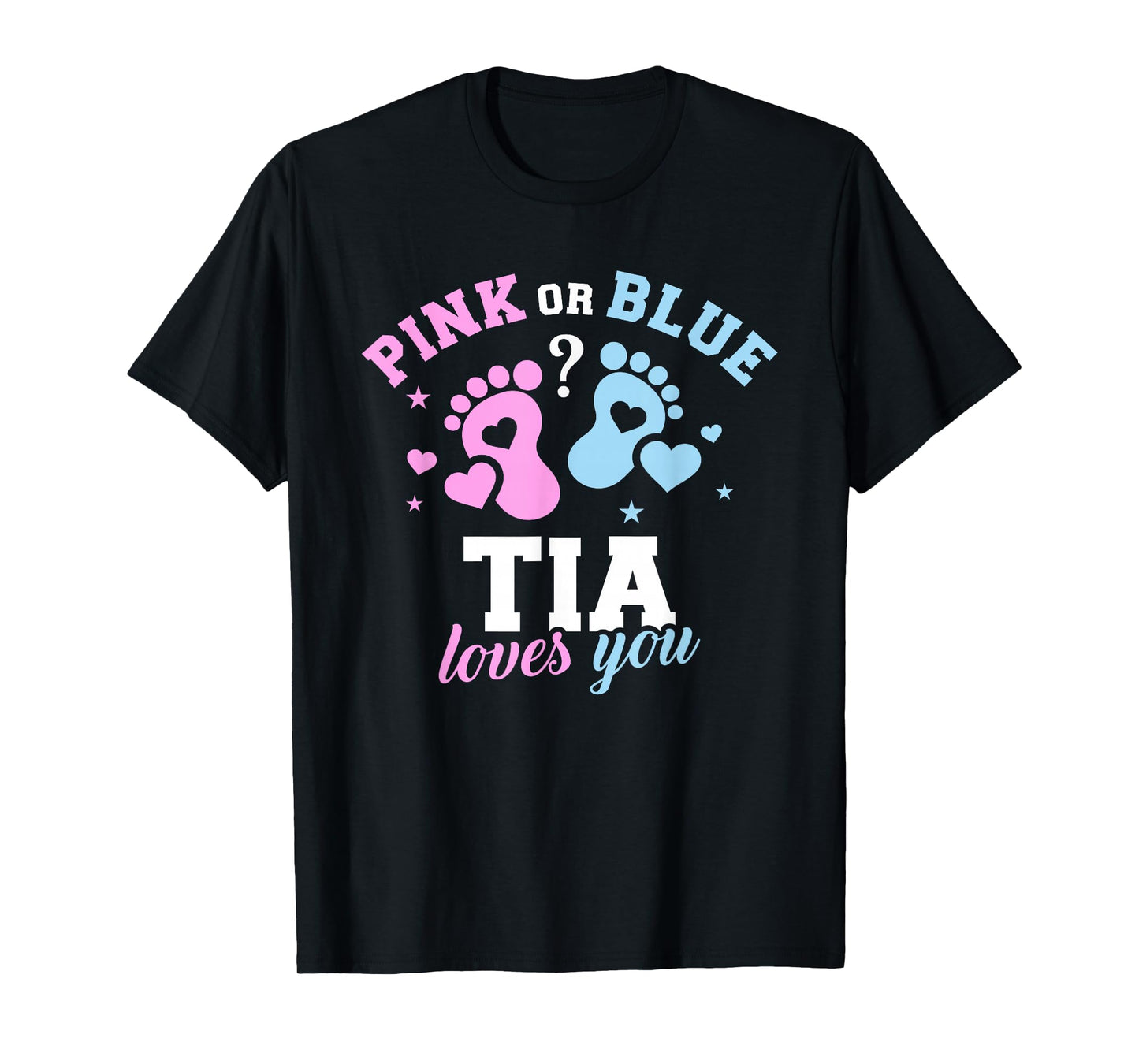 Gender reveal tia aunt T-Shirt