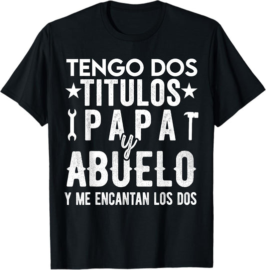 Regalos Para Abuelo Dia Del Padre Camiseta Mejor Papa T-Shirt