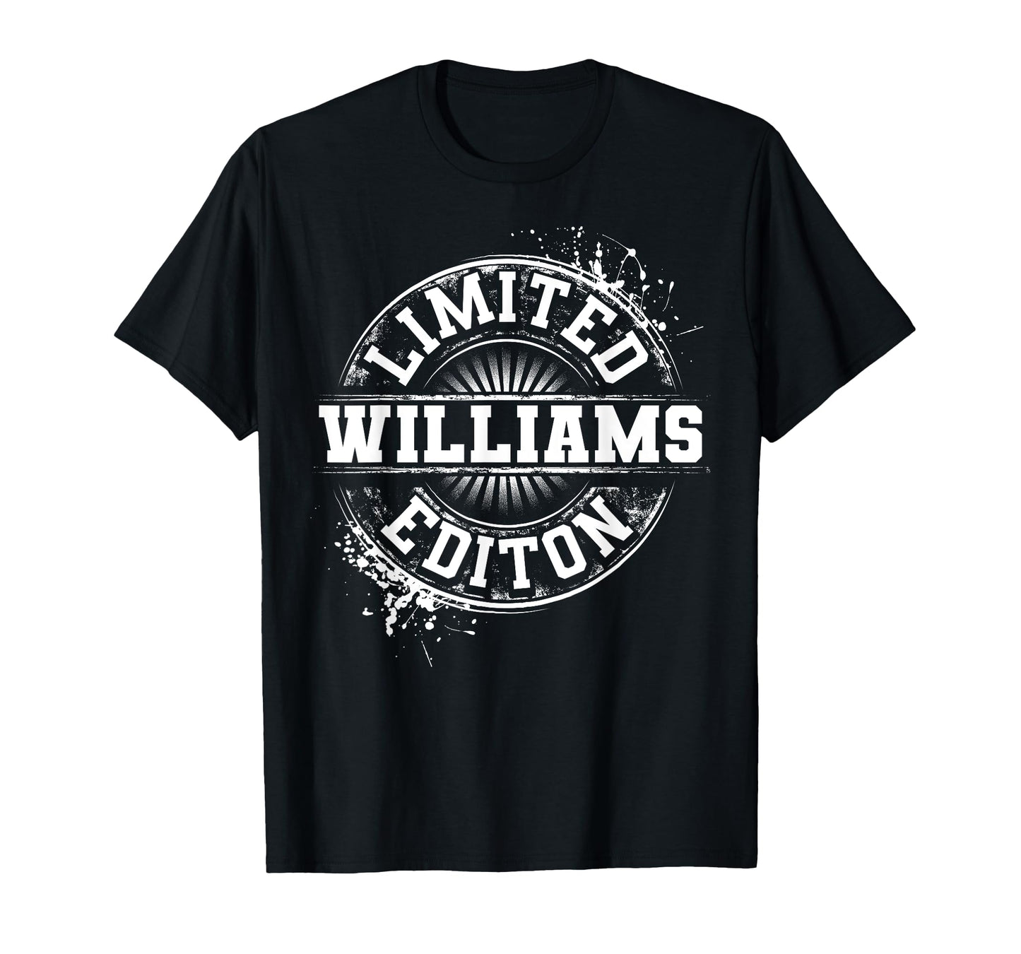 WILLIAMS Funny Surname Family Tree Birthday Reunion Gift T-Shirt