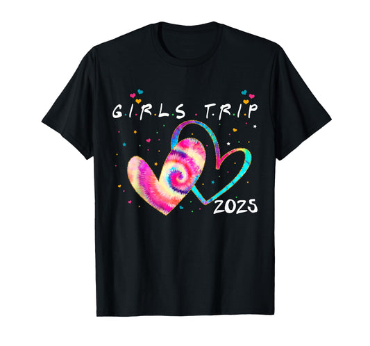 Girls Trip 2025 Summer Beach Vacation For Women Besties T-Shirt