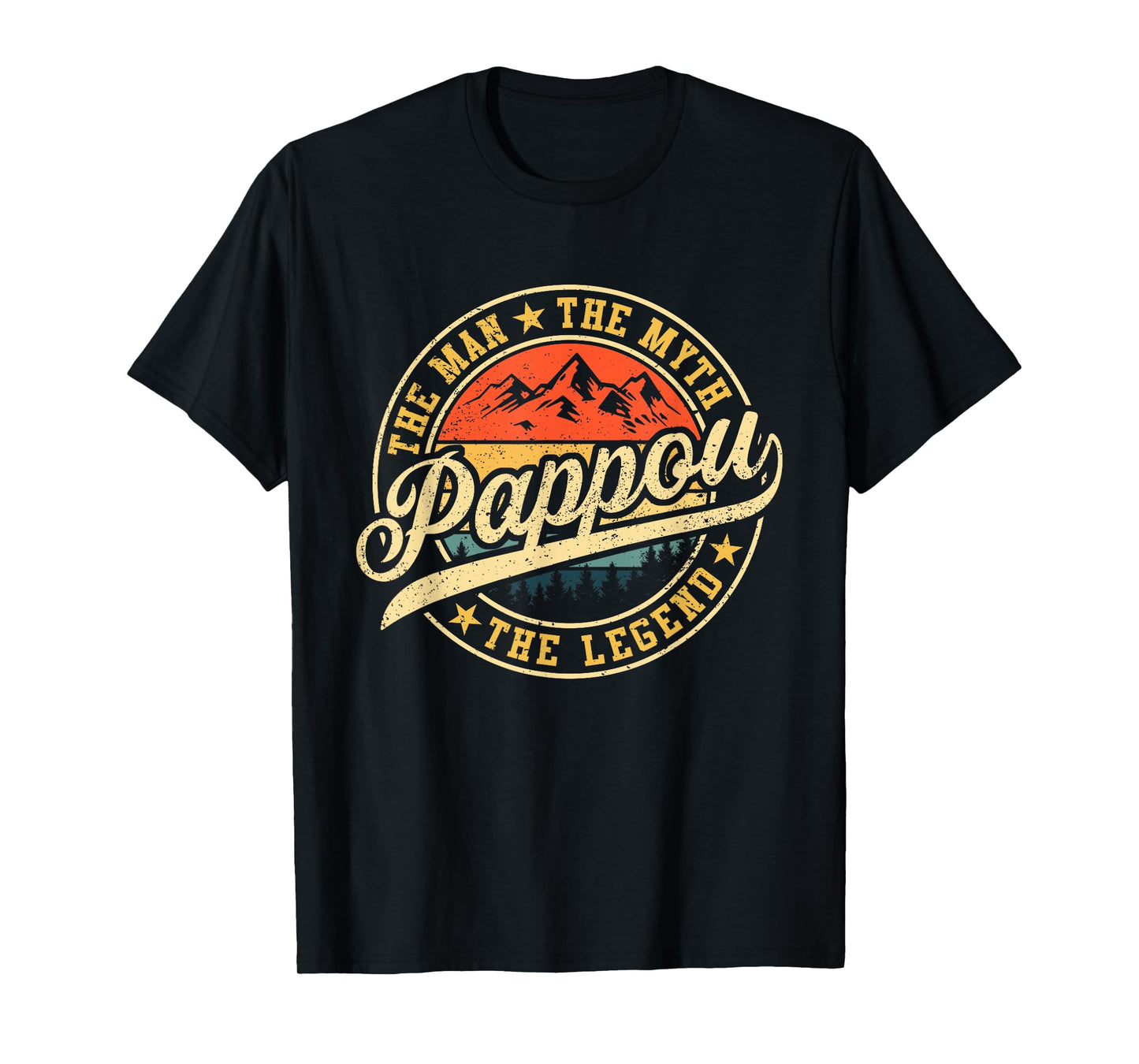 Pappou The Man The Myth The Legend Funny Father's Day T-Shirt