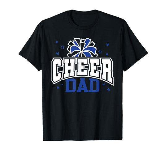 Cheer Dad Cheerleader Cheerleading Game Day Fathers Day T-Shirt