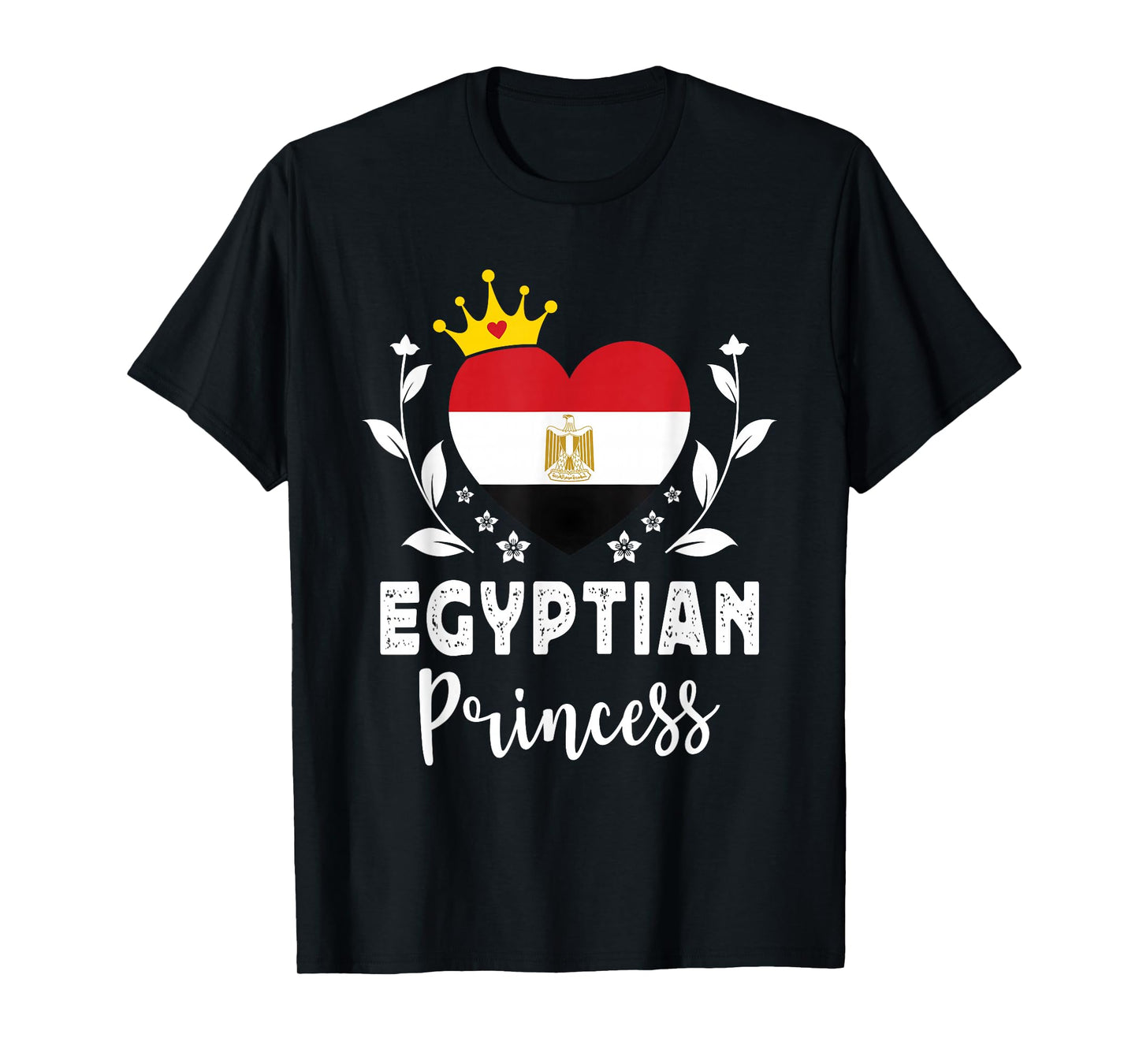 Egyptian Princess Egypt Flag Proud Egyptian Girl T-Shirt