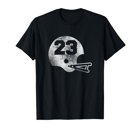 Vintage Football Jersey Number 23 T-Shirt Player Number T-Shirt