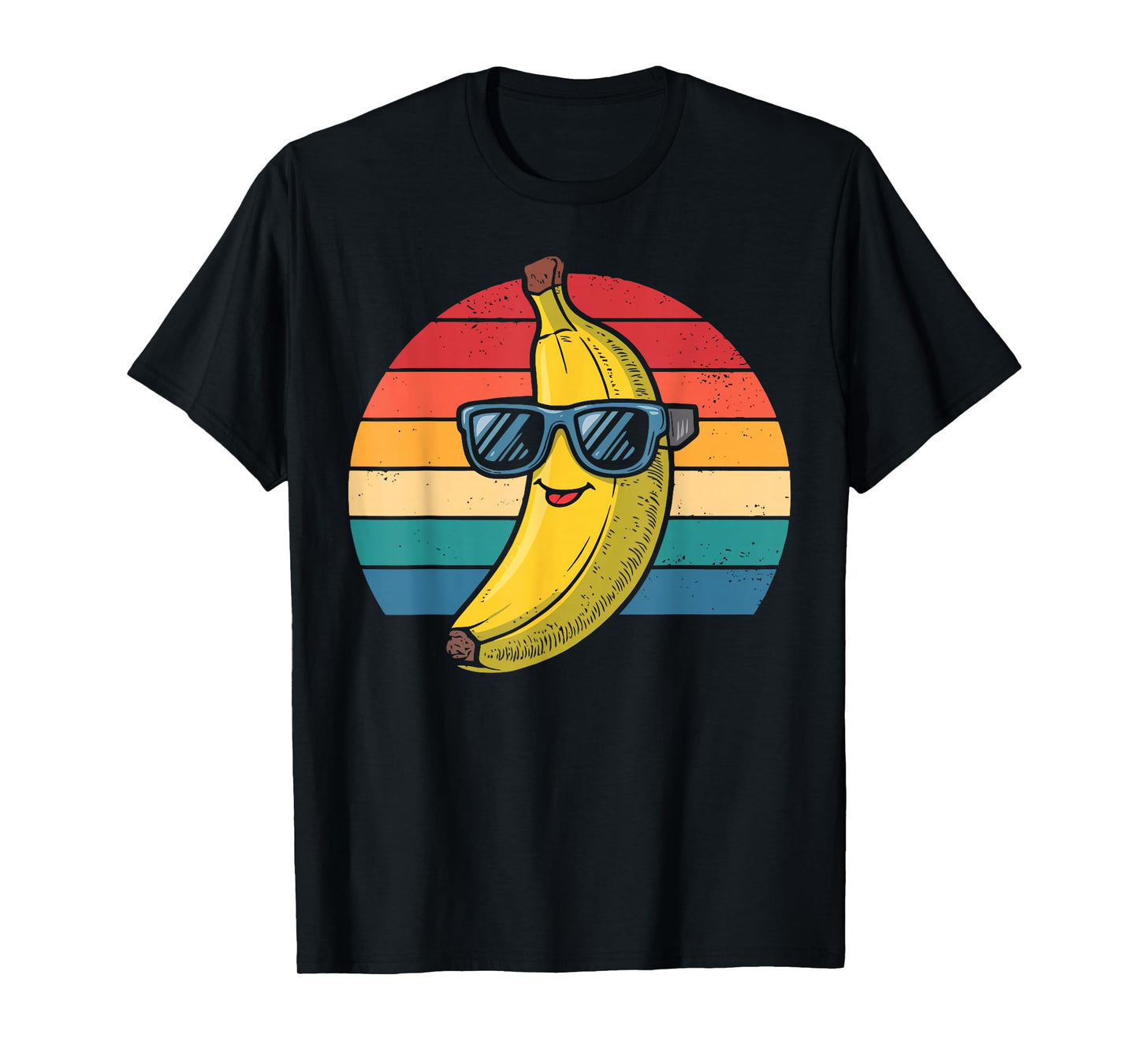 Retro Banana Novelty Fun for Men Women Kids T-Shirt