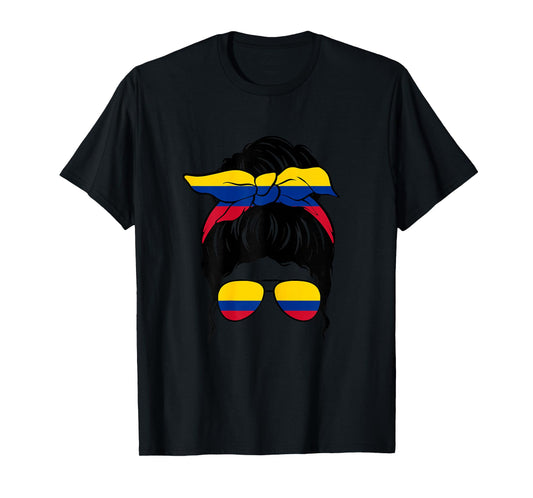 Colombian Girl Colombia Colombian Flag Proud Colombian Woman T-Shirt